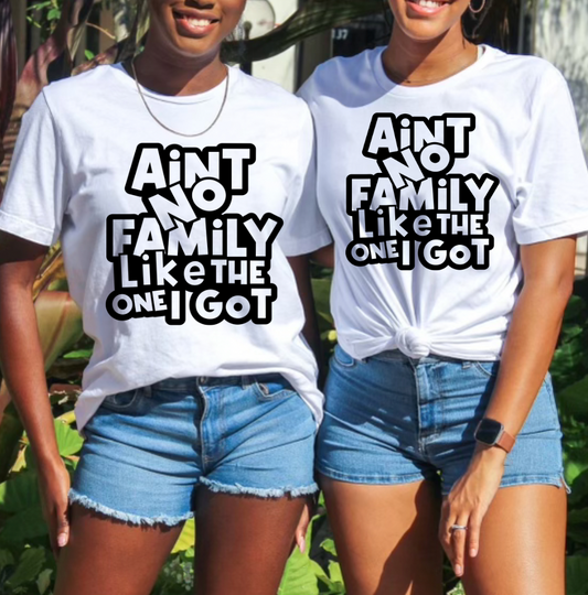 T-shirt: Aint No Family Like The One I Got