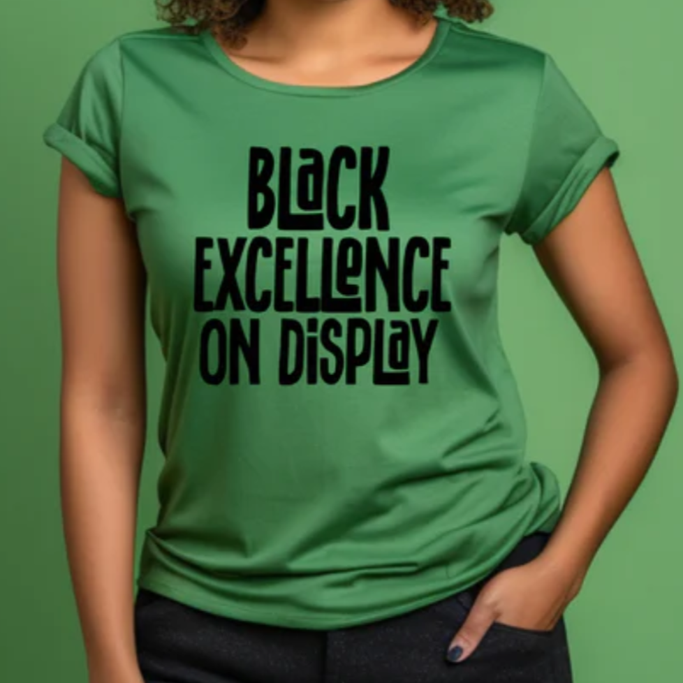 T-shirt: Black Excellence On Display