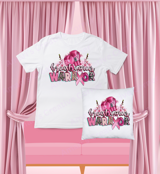 Breast Cancer Pillow and T-shirt