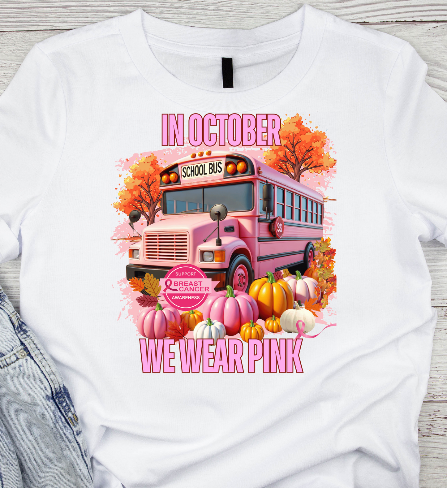 Breast Cancer Awareness Bus Shirt