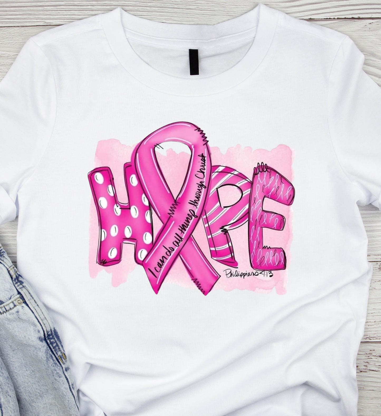 Breast Cancer Awareness Pink Hope Shirt