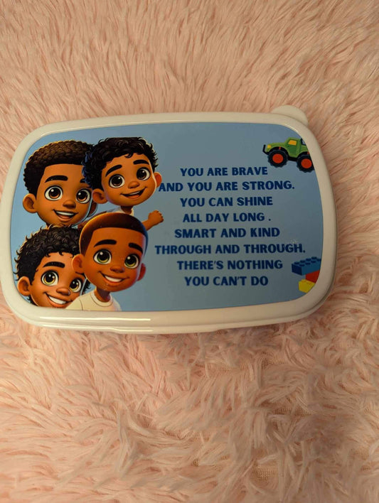 Kid’s Container Blue Affirmation for Boys