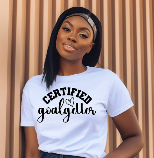 T-shirt: Certified goalgetter